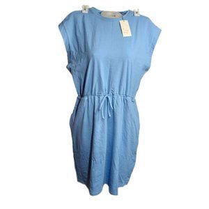 A New Day Sleeveless Apron Tie Midi Dress in Baby Blue - New With Tags